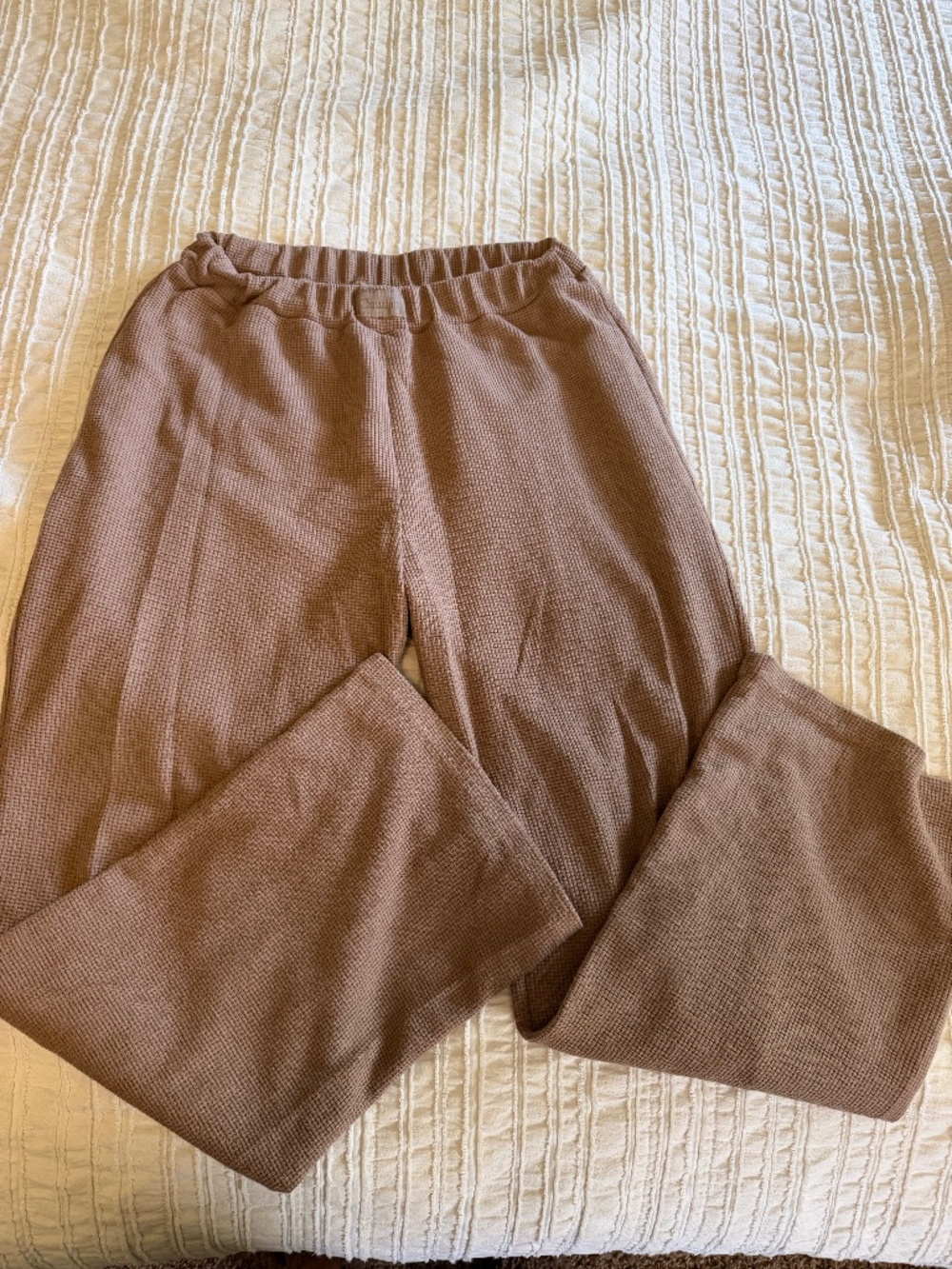 Comfrt waffle pants